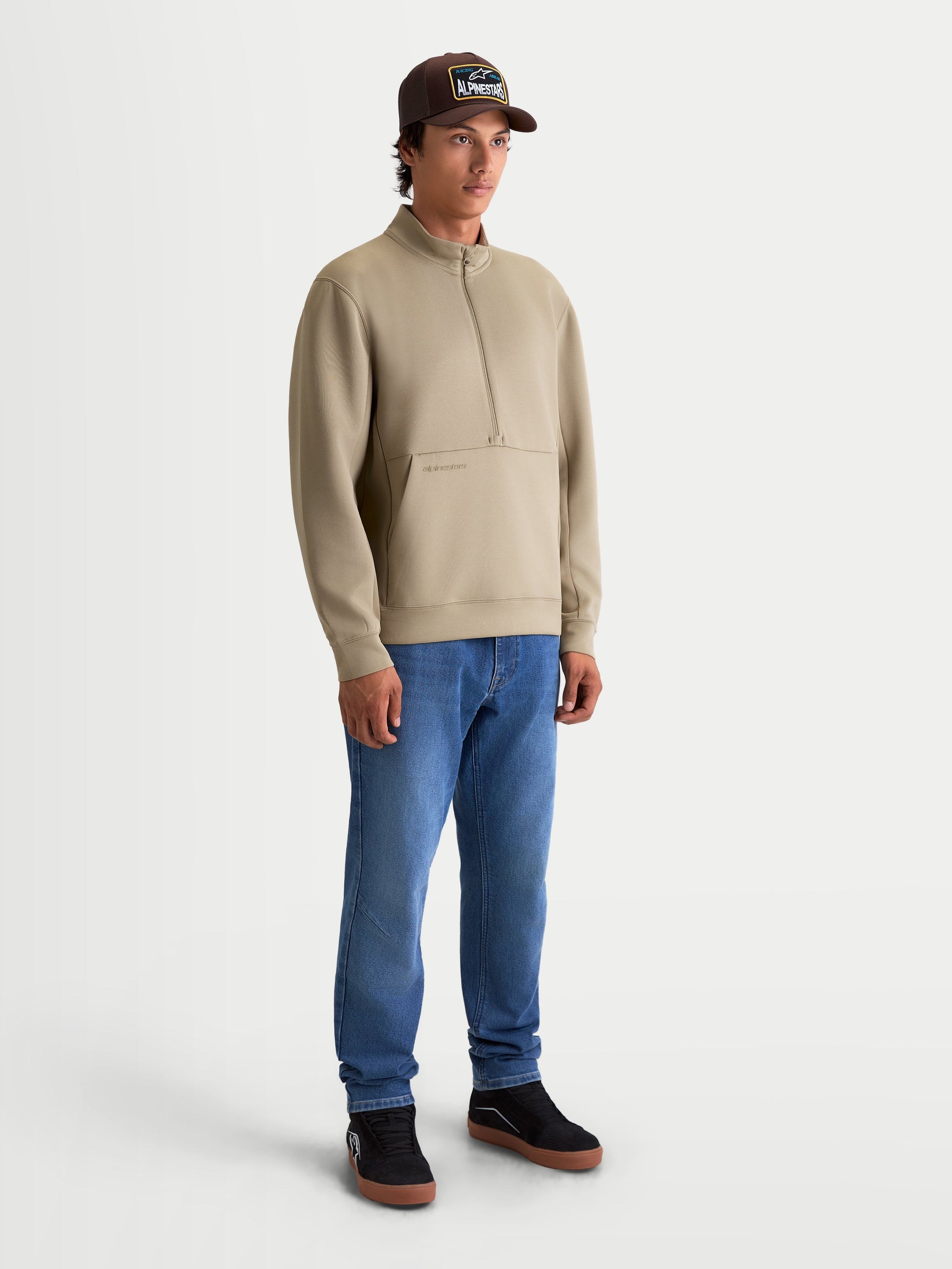 Sweatshirt Demi-Zip Apera