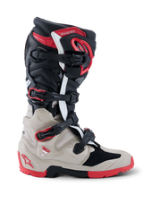 Black Light Gray Bright Red
