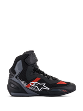 Noir Gris Rouge vif