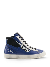 Bright Blue White Black