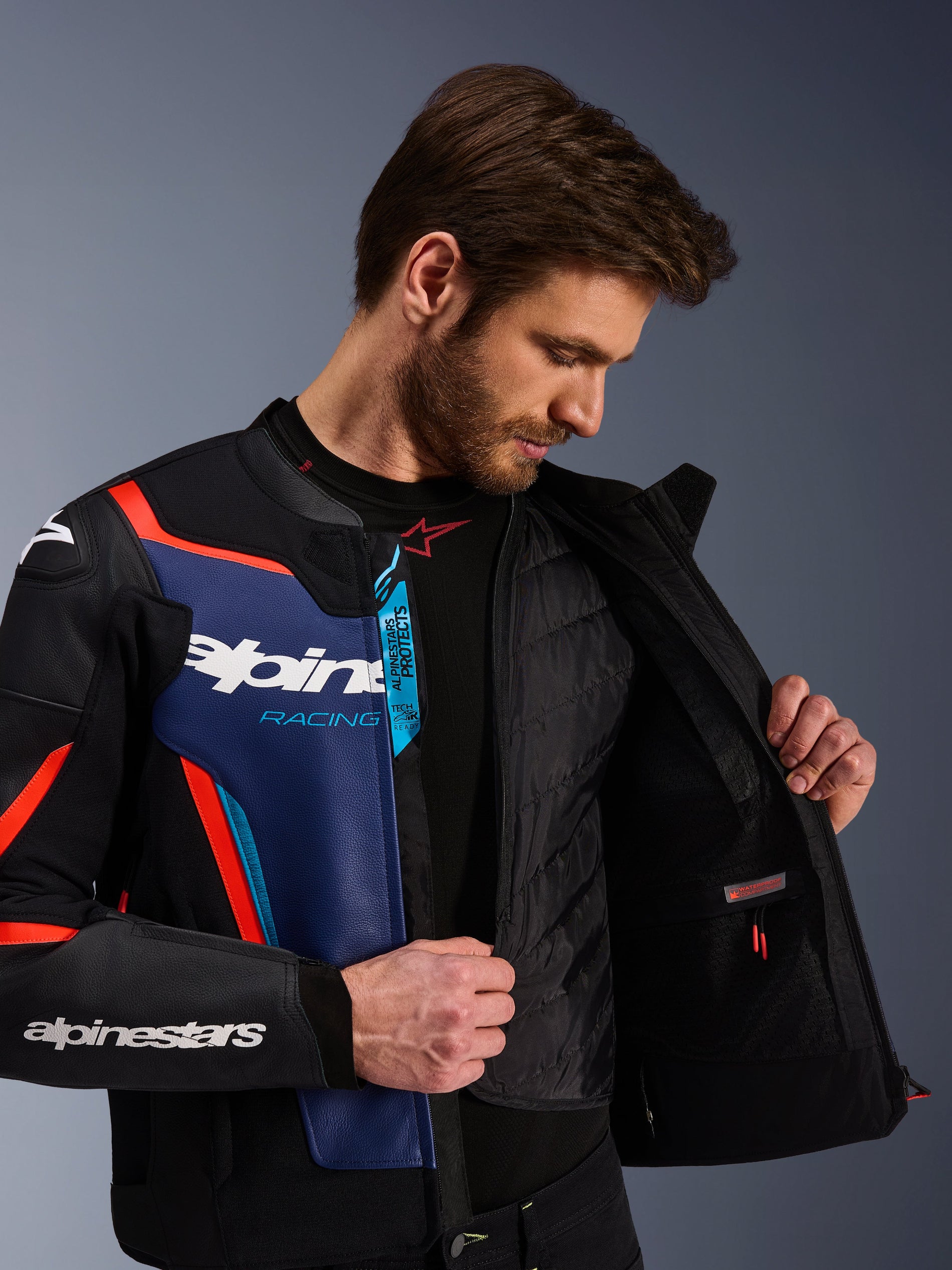 Veste En Cuir GP Force V2