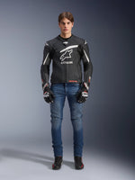 Veste En Cuir GP Plus R V4 Rideknit