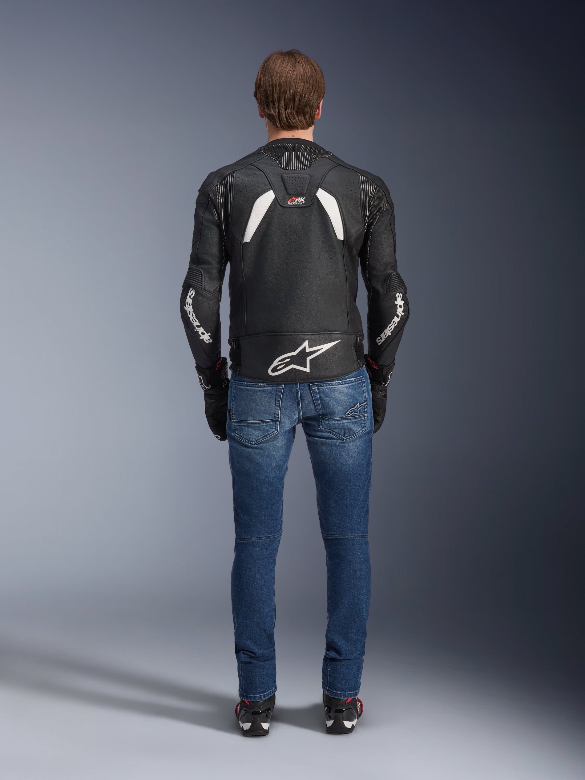 Veste En Cuir GP Plus R V4 Rideknit