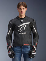 Veste En Cuir GP Plus R V4 Rideknit