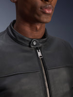 Veste En Cuir Blacktrack