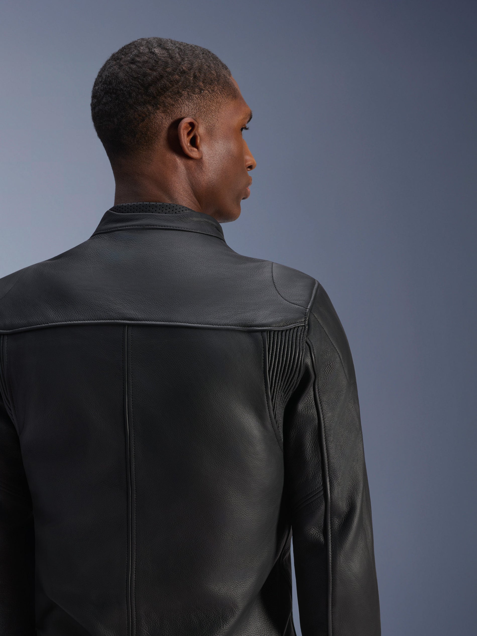 Veste En Cuir Blacktrack