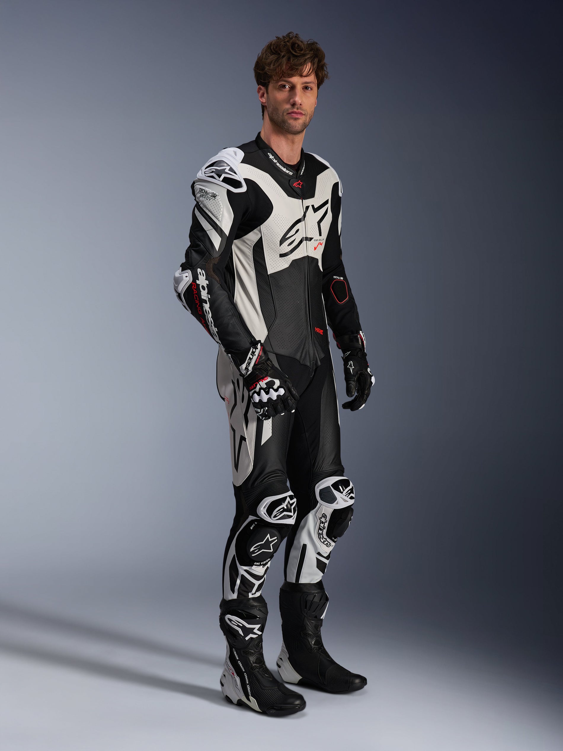 Combinaison En Cuir GP Plus V4 Sprint 1 Pièce