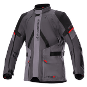 Gris foncé Gris goudron Rouge vif