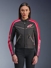 Black Bright Red Fuchsia