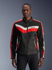 Black Bright Red Ecru