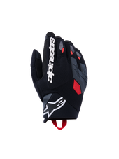 Black Deep Gray Bright Red