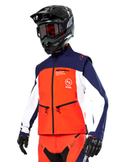 Marine Orange chaude Blanc