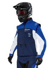 Marine Bleu vif Blanc