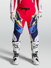 Fire Red White Navy Blue