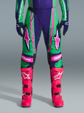 Deep Purple Green Pink Fluo