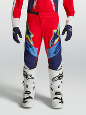 Fire Red White Navy Blue