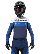 Marine Bleu vif Blanc