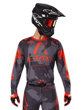 Gris Camo Orange Fluo