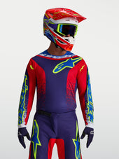 Blue Navy Fire Red White