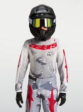 Gray Camo White Fire Red