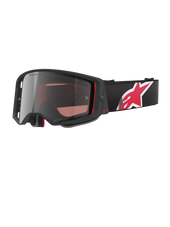 Noir Rouge Miroir Argent