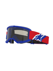 Blue Red White Dark Smoke