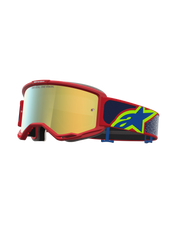 Fire Red Blue Mirror Gold