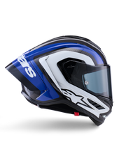 Black White Blue Glossy