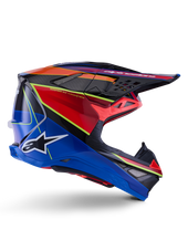 Blue Red Yellow Fluo Glossy