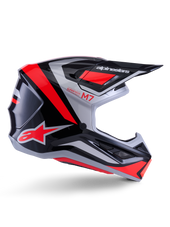 Black Silver Red Fluo Glossy