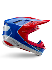 Rouge vif Bleu brillant