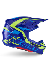 Blue Yellow Fluo Glossy