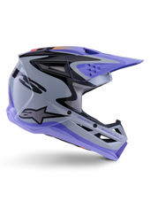 Gray Purple Black Glossy