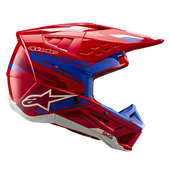 Rouge vif Bleu brillant