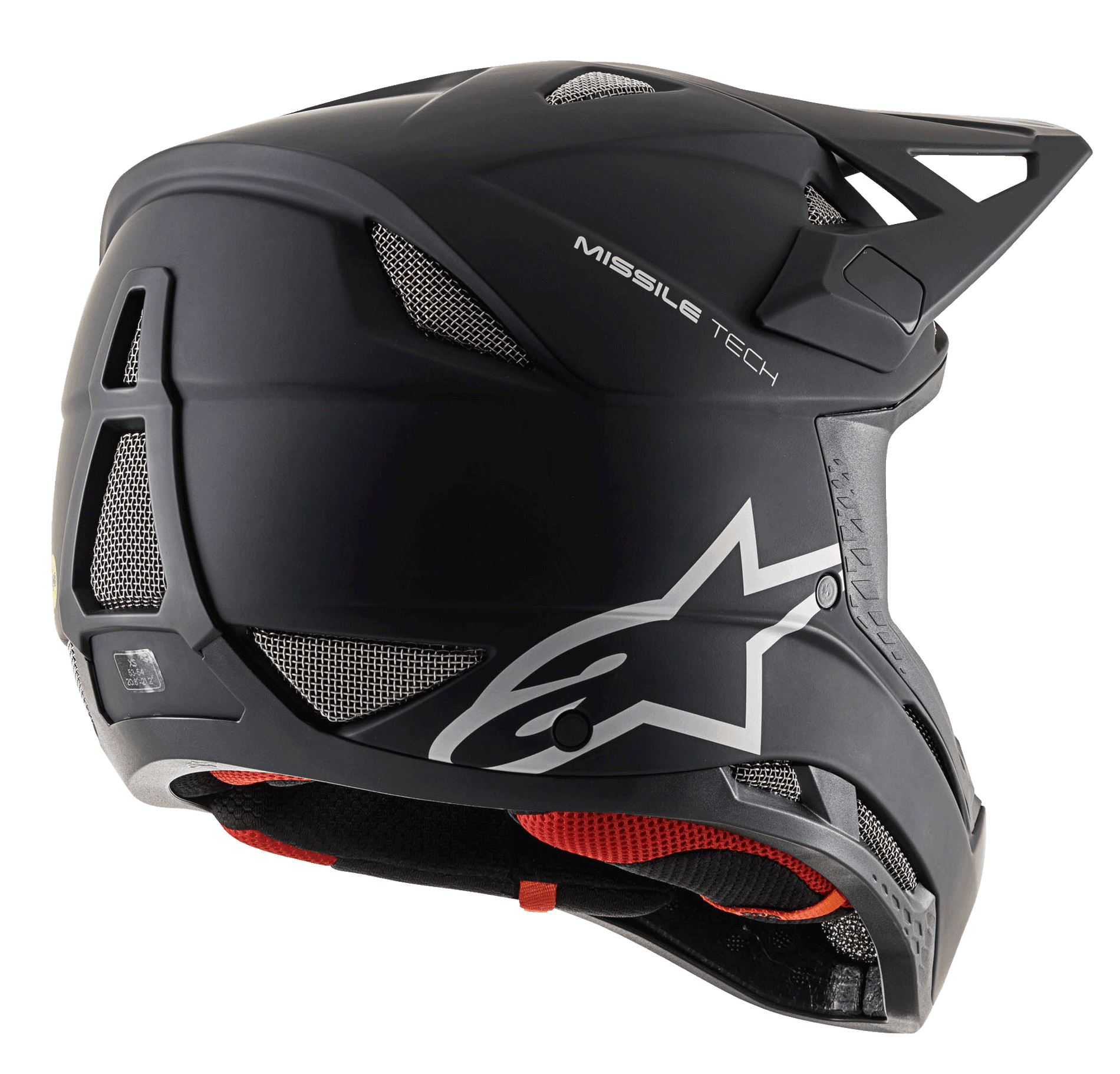 Casque Missile Tech Solid Black Matt