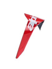 Black White Double Red Glossy