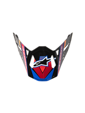 Blue Red Yellow Fluo Glossy