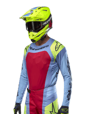 Light Blue Yellow Fluo Red Ber
